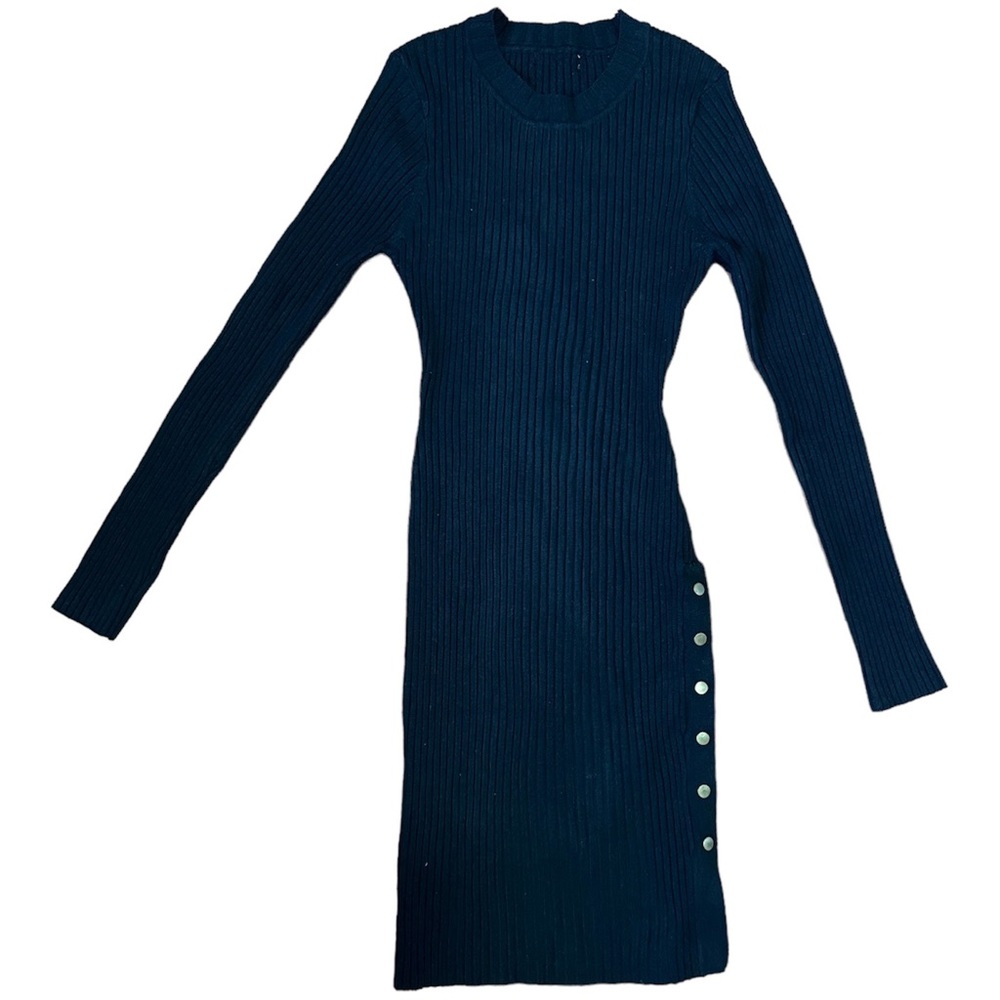 long sleeve black dress